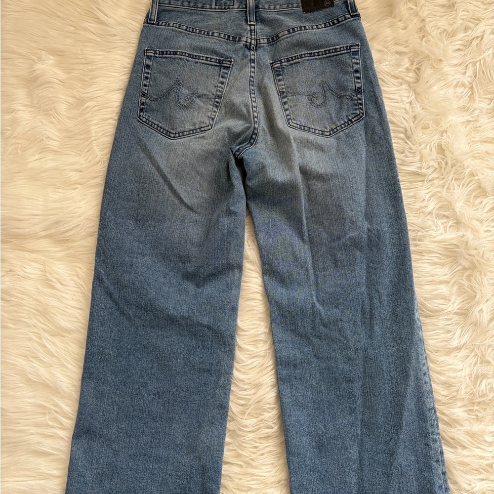 AG Etta High Waisted Wide Leg Crop Jeans - Picture 5 of 7